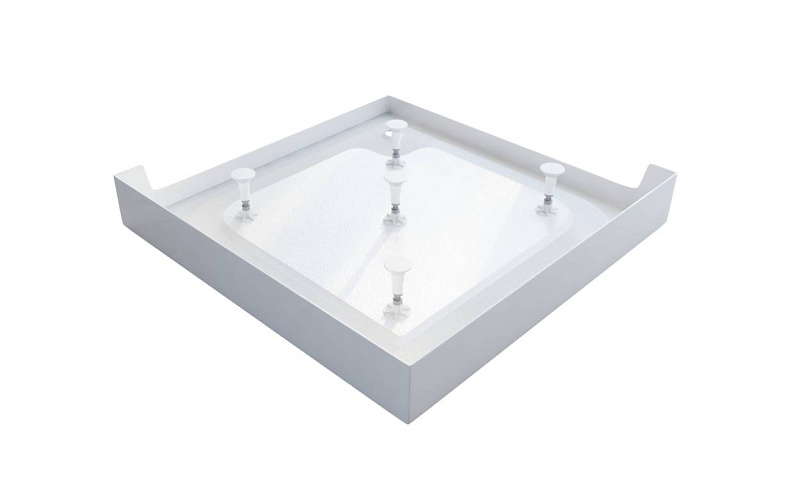 OCEANO Szögletes akril zuhanytálca 80x80x14cm EU